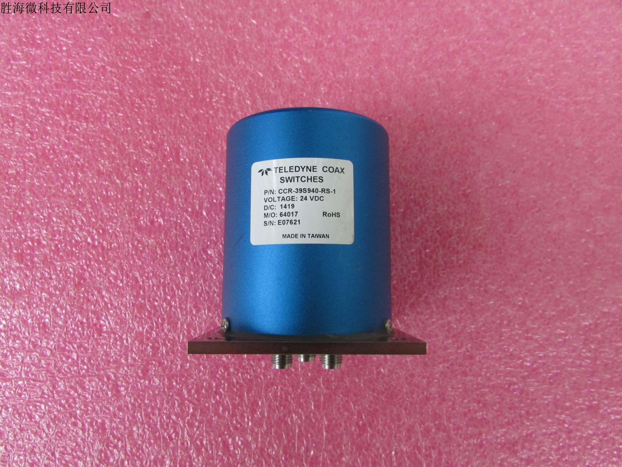 TELEDYNE CCR-39S940-RS-1 SP4T 18GHz 200W SMA 微波同轴开关