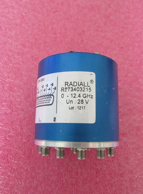 Radiall  R573403215 SP12T DC-12.4GHz 28V  射频微波同轴开关