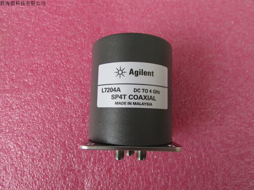 Agilent进口L7204A DC-4GHz SP4T 24V SMA 180W射频微波同轴开关