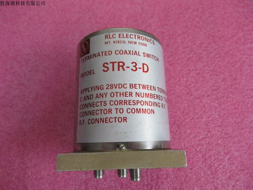 RLC进口 STR-3-D DC-18GHz SMA 28V SP3T 射频微波 同轴开关 - 封面