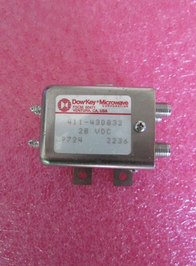 Dow-key进口 411-430832  DC-18GHz 28V DBDP射频微波同轴开关