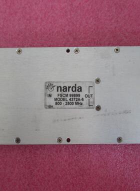Narda 4372A-6 800-2500MHz 30W SMA母 射频一分六功率功分器