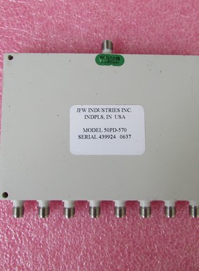 JFW 50PD-570 800-2400MHz SMA母8路5W射频一分八功率功功分器