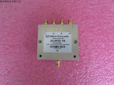 MINI   ZC4PD-18  800-1900MHz SMA 一分四 射频同轴功率功分器