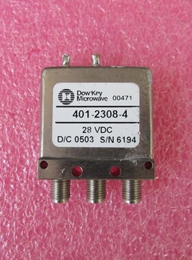 Dow-Key 401-2308-4 18GHz 28V 单刀双掷 射频同轴继电器开关