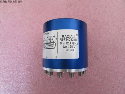 RADIALL R573403215 SP12T DC-12.4GHz 28V SMA 射频微波开关