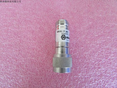 H+S进口6820.17.AC DC-4GHz 20dB 2W N射频微波同轴固定衰减器