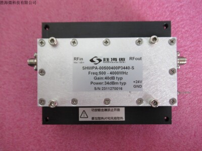 500-4000MHz40dB34dBm放大器