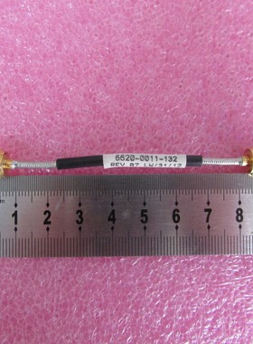 进口6620-0011-132 SMA公-SMA公DC-18GHz 9cm射频半柔电缆跳线