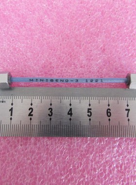 进口Minibend-3 DC-24GHz SMA-SMA公8cm射频微波同轴电缆跳线