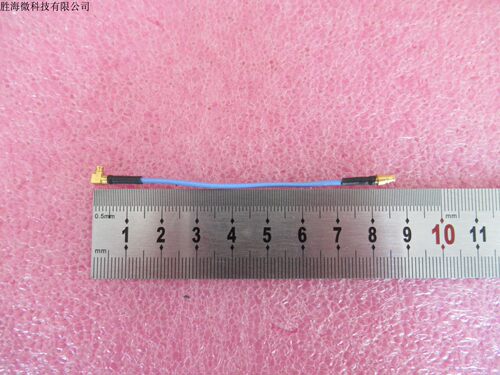 进口GPPO-GPPO直角DC-40GHz 8.5cm RF射频微波同轴半柔电缆跳线