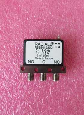 Radiall R565412200 DC-18GHz SMA 12V 单刀双掷射频同轴开关