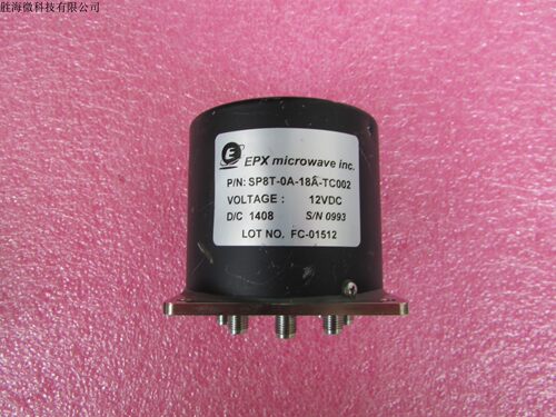 EPX进口SP8T-0A-18A-TC002 SP8T18GHz射频同轴单刀八掷同轴开关 - 封面
