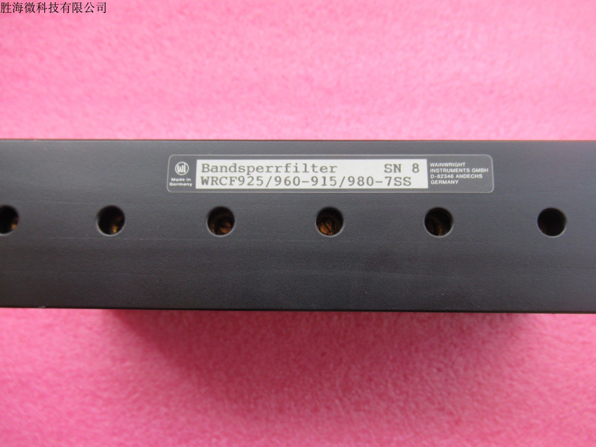 wi进口 919-967mhz sma接头 射频微波同轴 可调带阻滤波器