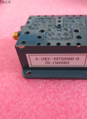 中心频率: 4.975GHz 带宽：360MHz SMA 射频微波 同轴 带通滤波器