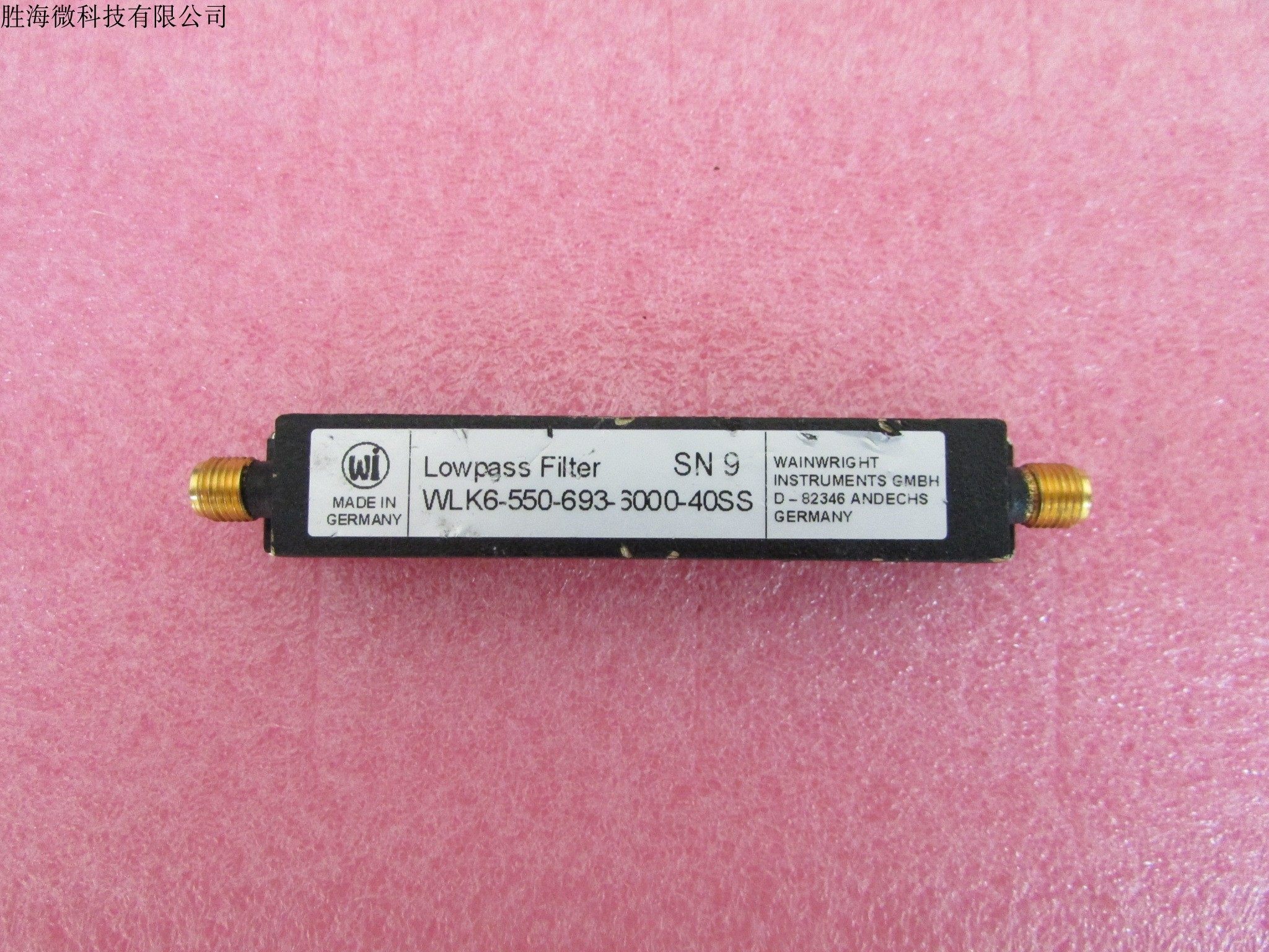 DC-550MHz SMA低通滤波器