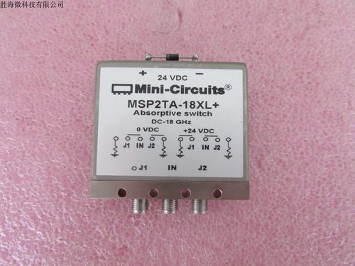 MINI MSP2TA-18XL DC-18GHz 24V SPDT 单刀双掷 射频 同轴开关