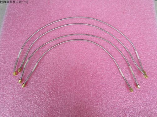 进口DC-18GHz 44.5 - 58cm左右SMA公射频同轴半柔电缆跳线