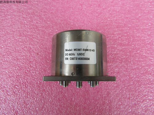 MC88T-S06N12-4DDC-6GHz 12V SP8TSMA射频微波同轴开关