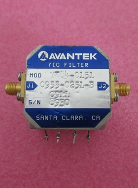 Avantek YF84-0151 0.5-5GHz SMA 电压0-4V 射频YIG带通滤波器