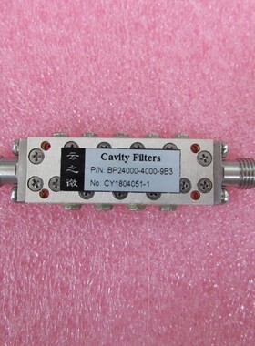 Cavity BP24000-4000-9B3 22-26GHz SMA 射频同轴 带通滤波器