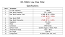 1GHz 1000MHz SHW 低通滤波器