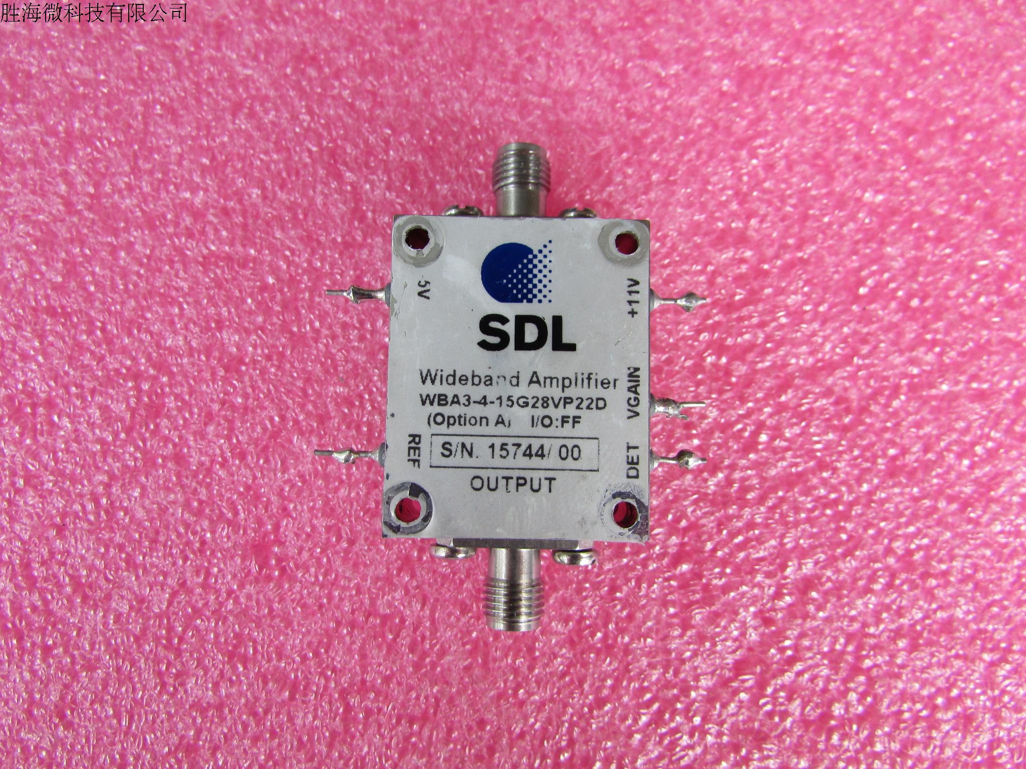 SDL进口100MHz-10GHz 25dB 22dBm SMA 射频微波VGC增益控制放大器 电子元器件市场 其它元器件 原图主图