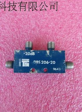 美国TRM 2-4GHz 20dB SMA 射频微波同轴宽带定向耦合器 包好