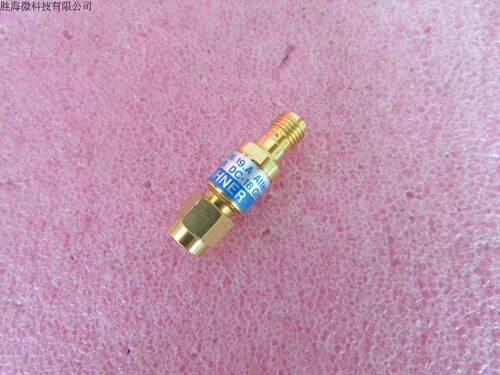 H+S进口 6806.19.A 6dB DC-18GHz 2W SMA RF 射频微波同轴固定衰减器 质量包好，包能用 可提供详细测试图 成色好 名 称：同轴固定衰减器 品 牌: H+S 型 号：6806.19.A 衰 减 量: 6dB 频 率：DC-18GHz   接 头：S