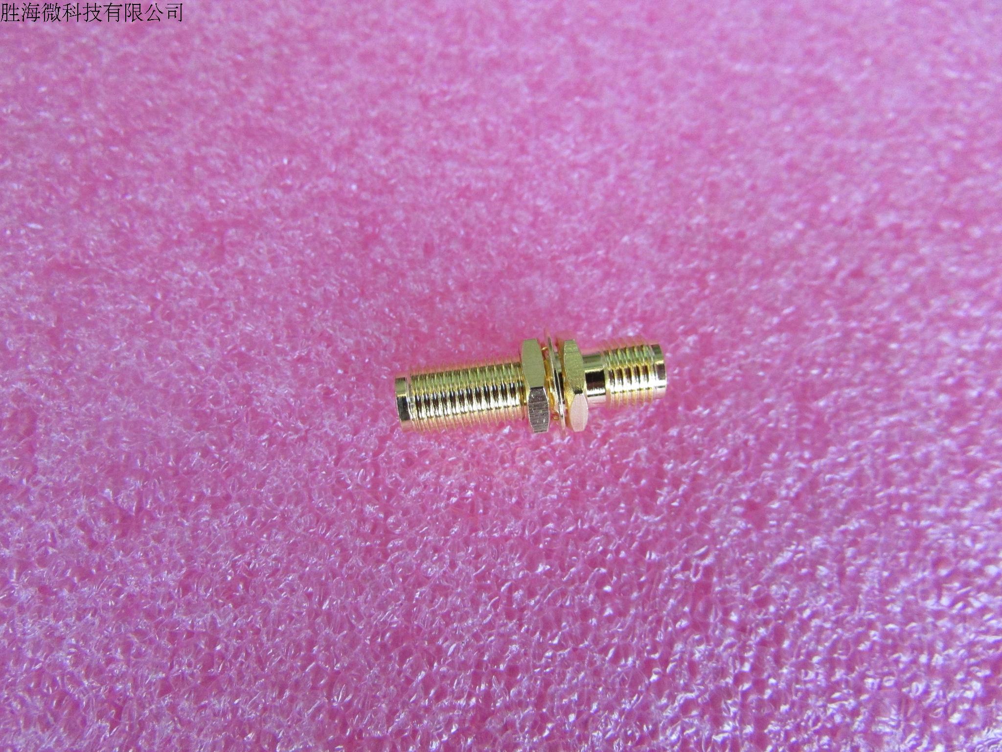 DC-18GHz  SMA-SMA-KK  射频微波穿墙穿孔SMA连接器