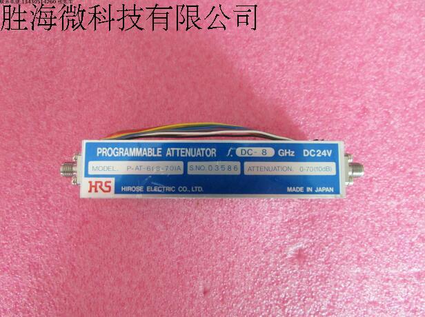 HRS P-AT-6(8-70)A 电调步进衰减器 8G/24V/SMA-F-F/0-70dB