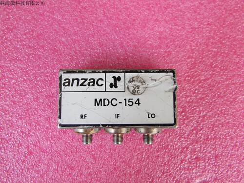 M/A-COM 进口 MDC-154  0.3-5GHz SMA  射频微波同轴高频混频器   型号：MDC-154 RF : 0.3-5GHz  LO : 0.3-5GHz  IF: 0.1 - 3 GHz LO Power:7 dBm 接头：SMA