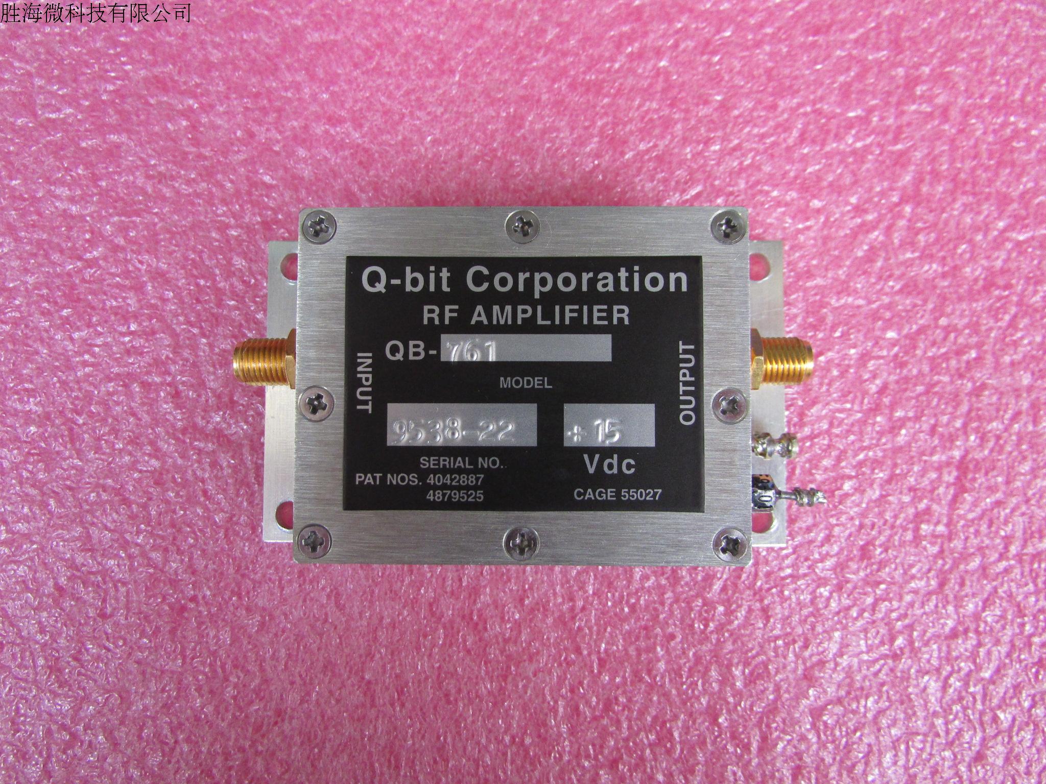 进口QB-761 10-900MHz 23dB 18dBm 射频微波低噪声放大器 电子元器件市场 其它元器件 原图主图