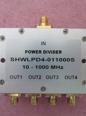 10-1000MHz 5W SMA RF 射频微波同轴四合一合路器 频率可定做