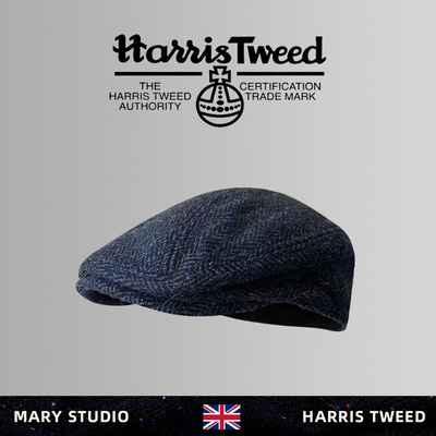 哈里斯秋冬羊毛前进帽女英伦复古