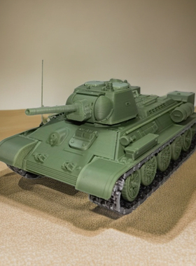 新款来袭T34-76苏联主战坦克,1943年后期改良版模型,比例1/48。