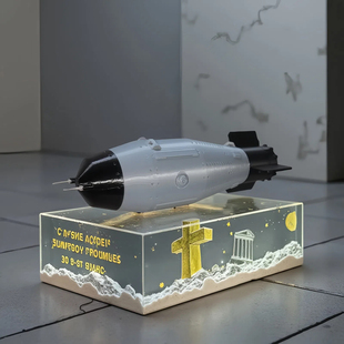 3D打印沙皇氢弹模型 50兆吨当量核核弹力威力惊人军迷收藏摆件