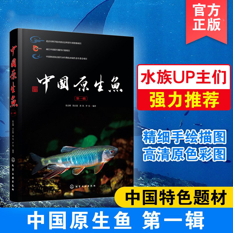 中国原生鱼 第一辑 中国特色原生鱼种类介绍书籍 观赏鱼原生观赏鱼图鉴书淡水鱼类溪流冷水鱼书海洋生物知识图书籍