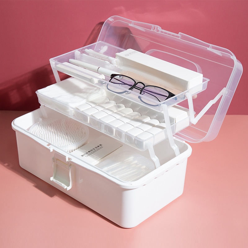 药箱箱急救箱学生美术工具画画用文具收纳盒多功能收纳箱便携