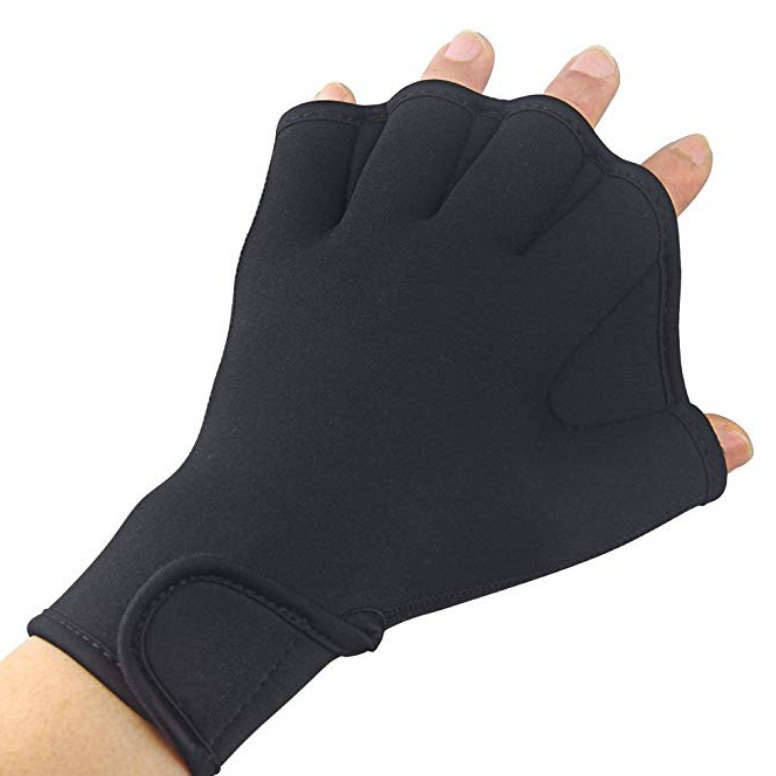 跨境热卖潜水手蹼2MM浮潜冲浪游泳手套防刮防刺护手露指手套