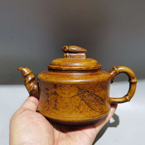 库存老壶赔钱处理宜兴紫砂壶名家纯手工顾景舟壶梅花紫砂杯茶具