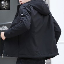 修身 时尚 冬衣服百搭潮流青少年休闲学生潮 铁蜥盾秋冬男士 夹克韩版