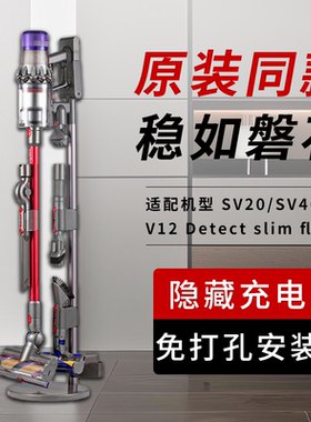 适配dyson收纳支架V12 Detect slim fluffy戴森吸尘器SV20/46配件