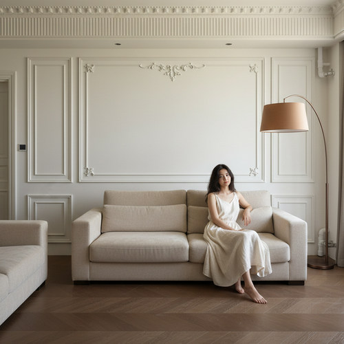 法式pu线条角花背景墙边框装饰条