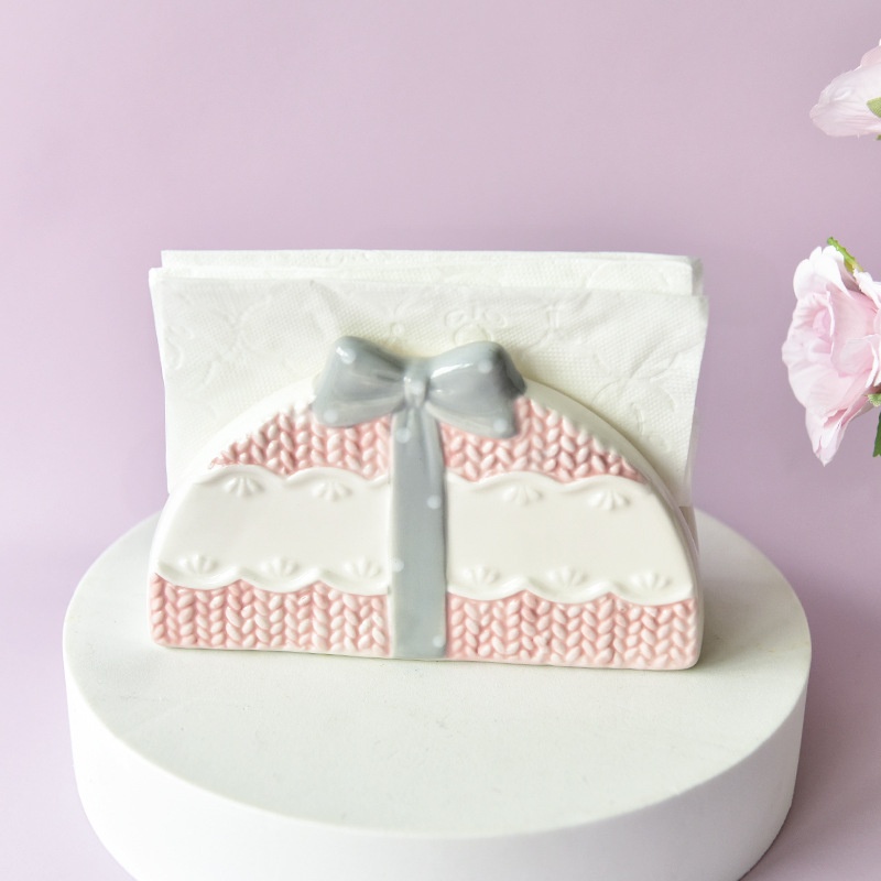 创意浮雕餐巾架厨房餐桌立式收纳架西餐厅咖啡店酒店民宿纸巾架