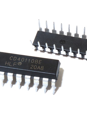全新国产CD40110BE CD40110直插DIP-16 译码/锁存/显示驱动器芯片