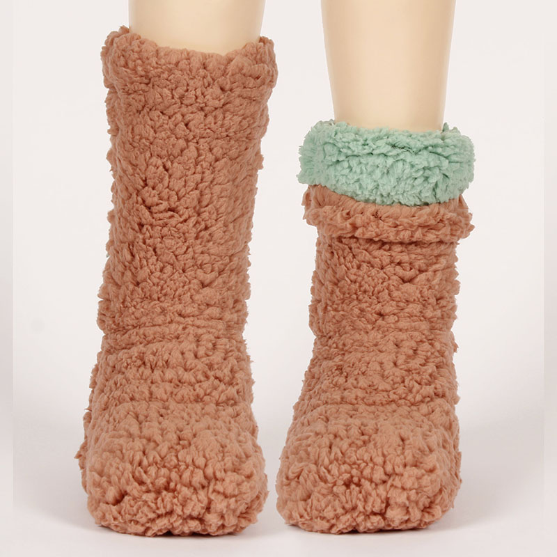 winter Soft thickening Two-sided Sherpa non-slip Floor socks In cylinder Plain colour grey keep warm sleep Socksin the Lingerie/Men's underwear/Tracksuit , Sock/Bottoming socks/Stockings/Legs socks  category - from Buy2taobao.com to provide professional Taobao agent buy service
