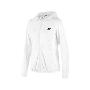 Skechers斯凯奇夏季新款女子梭织连帽外套速干运动衫