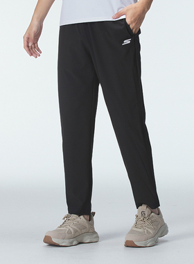 斯凯奇男士长裤夏季新款运动跑步健身训练舒休闲裤子P224M124