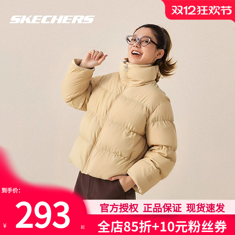 斯凯奇冬季加绒羽绒服男款女款